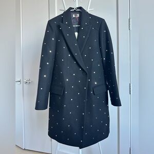 ✨ Zadig & Voltaire Marco Studs Coat | Black | Size M | New with Tags ✨